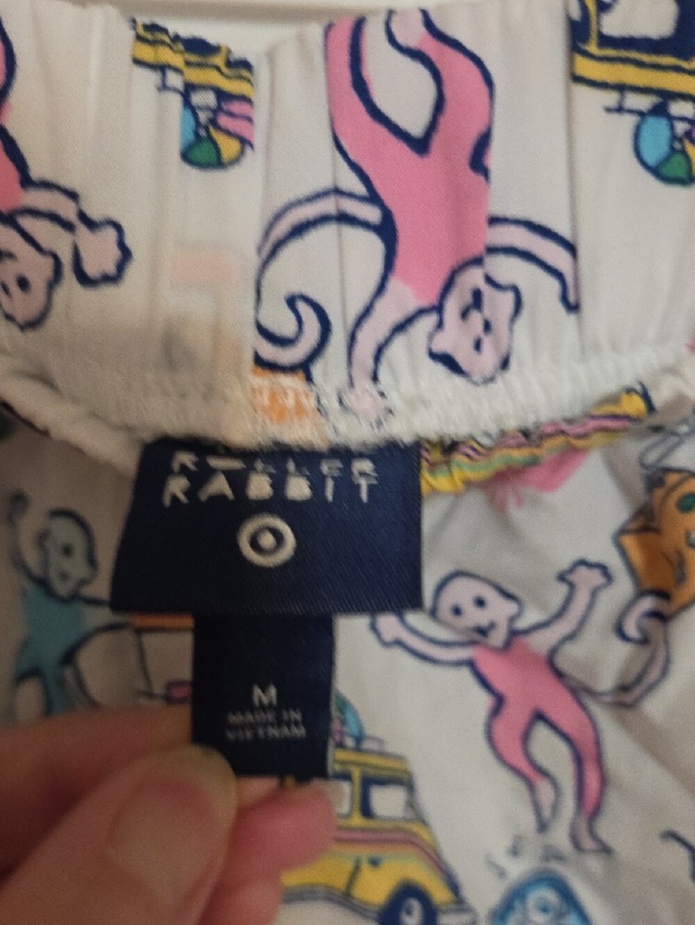 Roller Rabbit Target Colab White Multi Printed Boxer Shorts - Picture 3 of 5